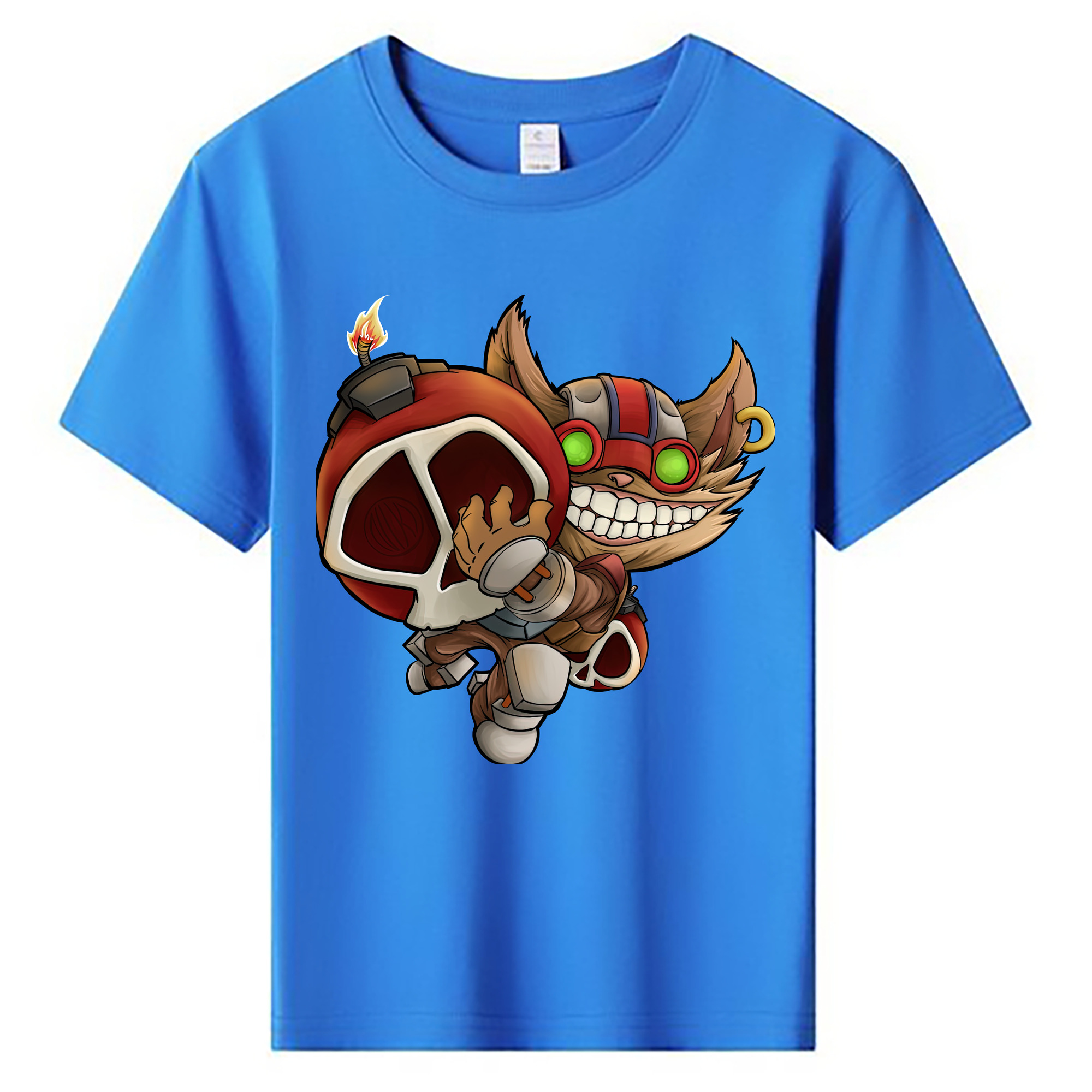 （画像用） リーグ・オブ・レジェンド League of Legends LOL 綿100％キッズTシャツ（フロントプリント）